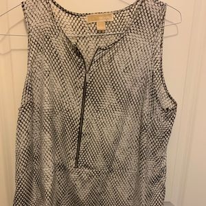 Snake skin Michael kors tank top blouse